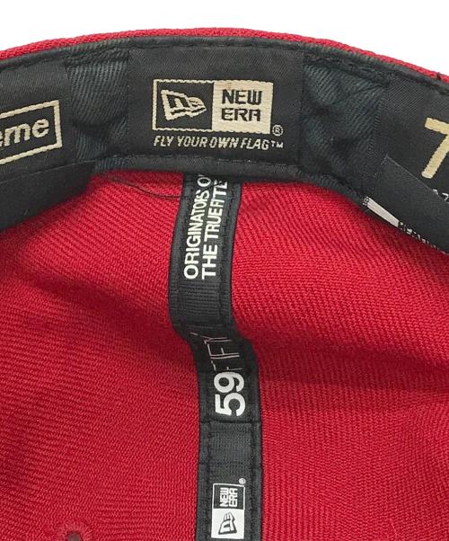 New Era（ニューエラ）New Era (ニューエラ) SUPREME (シュプリーム) National Champions Box Logoキャップ レッドの古着・服飾アイテム