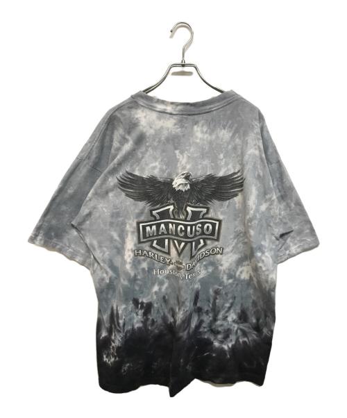 HARLEY-DAVIDSON（ハーレーダビッドソン）HARLEY-DAVIDSON (ハーレーダビッドソン) タイダイTシャツ ブルー サイズ:2XLの古着・服飾アイテム
