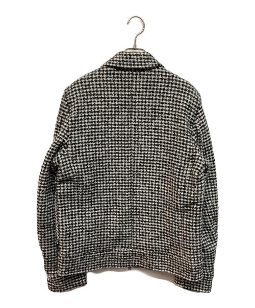 PT TORINO（ピーティートリノ）PT TORINO (ピーティートリノ) ジップアップジャケット ブラック×ホワイト サイズ:48の古着・服飾アイテム