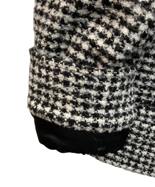 PT TORINO（ピーティートリノ）PT TORINO (ピーティートリノ) ジップアップジャケット ブラック×ホワイト サイズ:48の古着・服飾アイテム