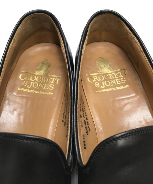 Crockett & Jones（クロケット＆ジョーンズ）Crockett & Jones (クロケット＆ジョーンズ) タッセルローファー ブラック サイズ:７1/2の古着・服飾アイテム
