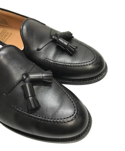 Crockett & Jones（クロケット＆ジョーンズ）Crockett & Jones (クロケット＆ジョーンズ) タッセルローファー ブラック サイズ:７1/2の古着・服飾アイテム