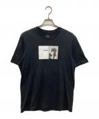 OAMCオーエーエムシー）の古着「Female Portrait Pattern Cotton T Shirt」｜ブラック