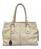 TOD'Sトッズ）の古着「レザートートバッグ」｜アイボリー