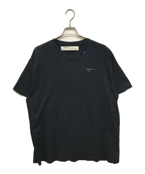OFFWHITE（オフホワイト）OFFWHITE (オフホワイト) 19AW UNFINISHED S/S OVER TEE ブラック サイズ:Mの古着・服飾アイテム