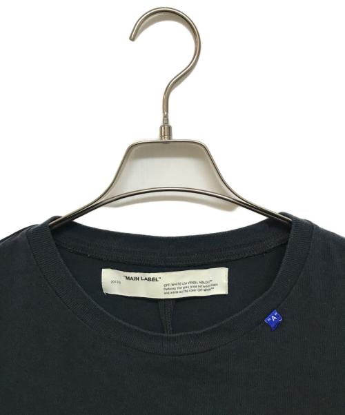 OFFWHITE（オフホワイト）OFFWHITE (オフホワイト) 19AW UNFINISHED S/S OVER TEE ブラック サイズ:Mの古着・服飾アイテム