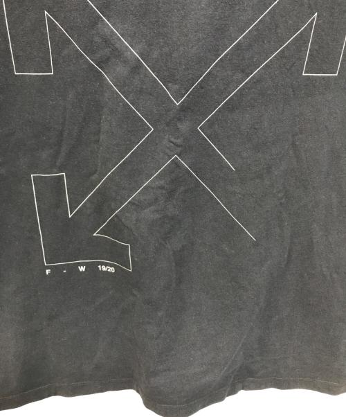 OFFWHITE（オフホワイト）OFFWHITE (オフホワイト) 19AW UNFINISHED S/S OVER TEE ブラック サイズ:Mの古着・服飾アイテム