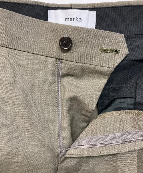 MARKA（マーカ）MARKA (マーカ) 2TUCK SLIM TAPERED FIT ベージュ サイズ:1の古着・服飾アイテム