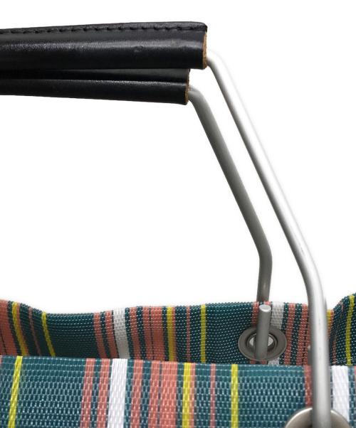 MARNI（マルニ）MARNI (マルニ) market stripe bag ピンク×グリーンの古着・服飾アイテム