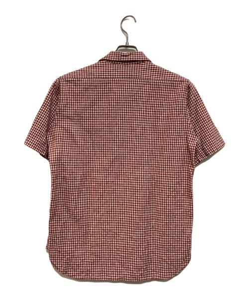WAREHOUSE（ウエアハウス）WAREHOUSE (ウエアハウス) コットンリネン ワークシャツ レッド サイズ:36の古着・服飾アイテム