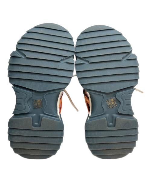 STEVE MADDEN（スティーブマデン）Steve Madden (スティーブマデン) Kingdom ボリュームソールダブルレースアップスニーカー ベージュ×ピンク サイズ:24cmの古着・服飾アイテム