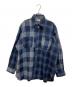 BEAMS（ビームス）の古着「別注 Crazy Flannel Cheak Shirt」｜ネイビー