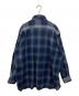 BEAMS (ビームス) SUGAR CANE (シュガーケーン) 別注 Crazy Flannel Cheak Shirt ネイビー サイズ:M：7000円