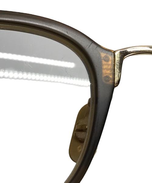 OG×OLIVER GOLDSMITH（オージー・バイ・オリバー・ゴールドスミス）OG×Oliver Goldsmith (オージー・バイ・オリバー・ゴールドスミス) 伊達眼鏡 ブラウン サイズ:46□23-145の古着・服飾アイテム