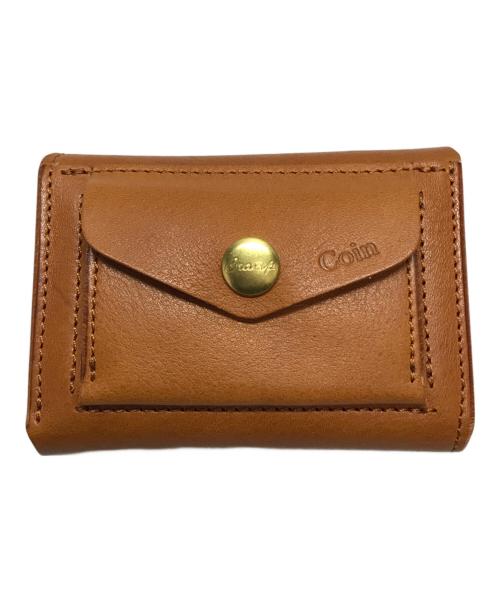 cramp（クランプ）cramp (クランプ) イタリアンシュリンクレザーコンパクトウォレット ブラウン サイズ:-の古着・服飾アイテム