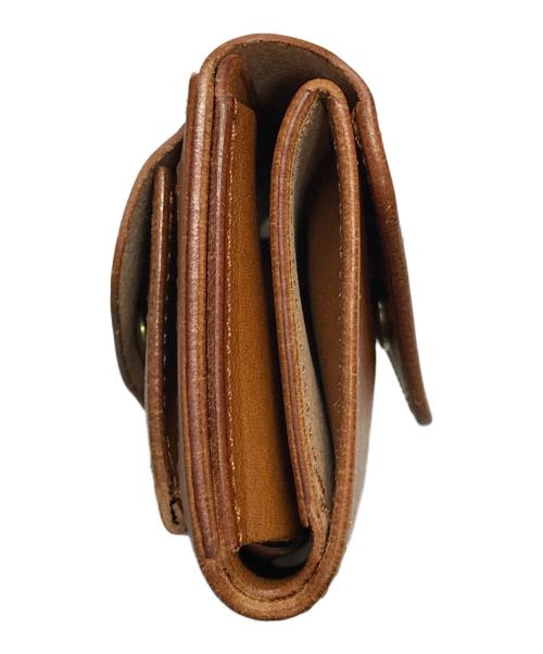 cramp（クランプ）cramp (クランプ) イタリアンシュリンクレザーコンパクトウォレット ブラウン サイズ:-の古着・服飾アイテム