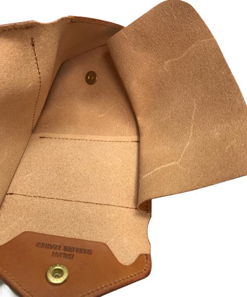 cramp（クランプ）cramp (クランプ) イタリアンシュリンクレザーコンパクトウォレット ブラウン サイズ:-の古着・服飾アイテム