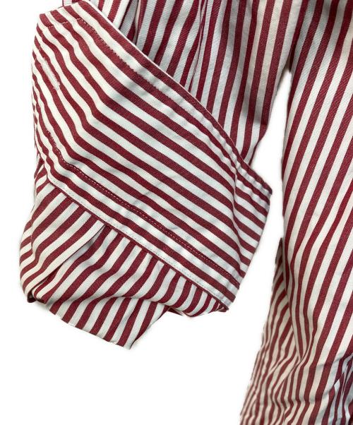 ticca（ティッカ）TICCA (ティッカ) ビッグスクエアシャツワンピース レッド サイズ:Freeの古着・服飾アイテム