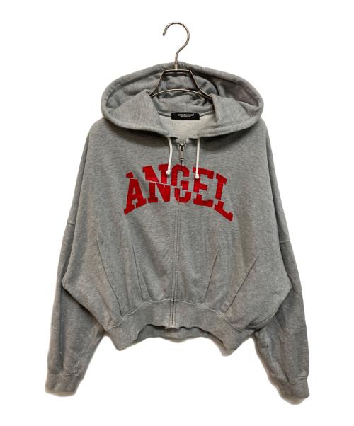 UNDERCOVER（アンダーカバー）UNDERCOVER (アンダーカバー) ジップアップANGELフーディー グレー サイズ:2の古着・服飾アイテム