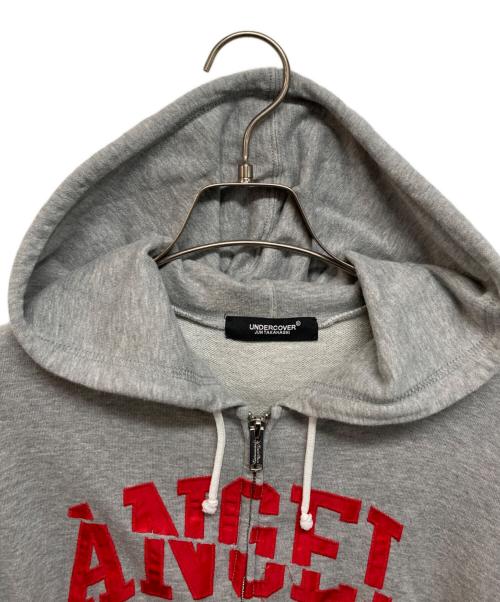 UNDERCOVER（アンダーカバー）UNDERCOVER (アンダーカバー) ジップアップANGELフーディー グレー サイズ:2の古着・服飾アイテム
