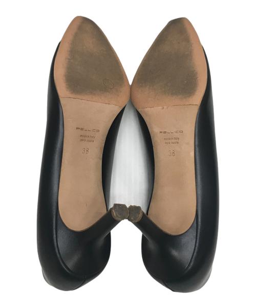 PELLICO（ペリーコ）PELLICO (ペリーコ) ヒールパンプス ブラック サイズ:38の古着・服飾アイテム