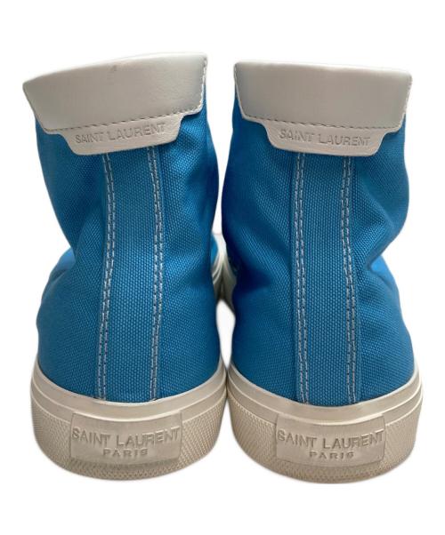 Saint Laurent Paris（サンローランパリ）Saint Laurent Paris (サンローランパリ) ミドルカットスニーカー ブルー サイズ:SIZE 38の古着・服飾アイテム