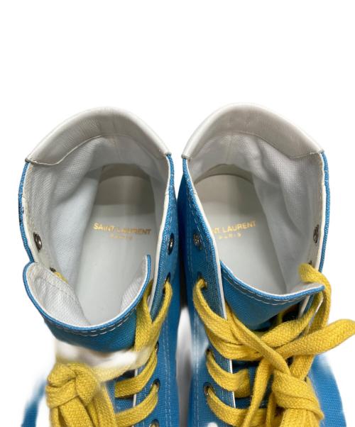 Saint Laurent Paris（サンローランパリ）Saint Laurent Paris (サンローランパリ) ミドルカットスニーカー ブルー サイズ:SIZE 38の古着・服飾アイテム