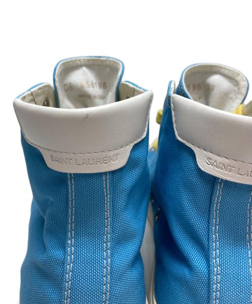 Saint Laurent Paris（サンローランパリ）Saint Laurent Paris (サンローランパリ) ミドルカットスニーカー ブルー サイズ:SIZE 38の古着・服飾アイテム