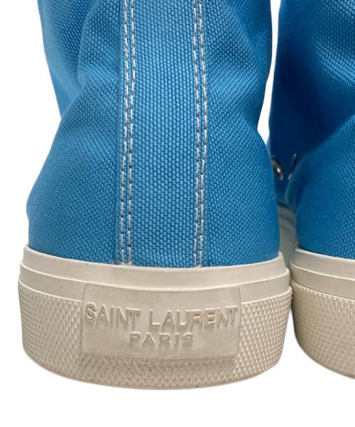Saint Laurent Paris（サンローランパリ）Saint Laurent Paris (サンローランパリ) ミドルカットスニーカー ブルー サイズ:SIZE 38の古着・服飾アイテム