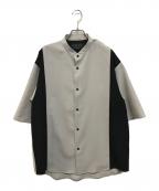 UNITED TOKYOユナイテッドトーキョー）の古着「ストレッチツイルバンドカラーシャツ」｜ベージュ