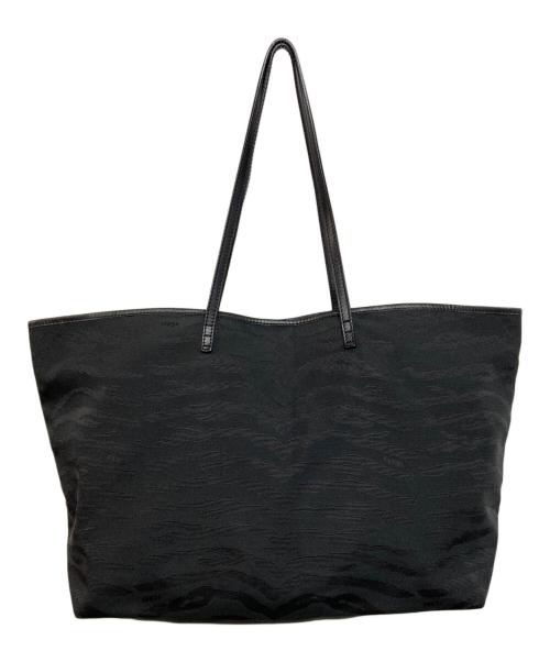 FENDI（フェンディ）FENDI (フェンディ) ゼブラ柄トートバッグ ブラックの古着・服飾アイテム