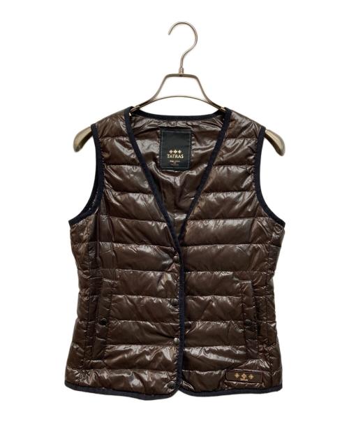 TATRAS（タトラス）TATRAS (タトラス) DELIZIAダウンベスト ブラウン サイズ:01の古着・服飾アイテム