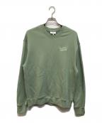 maison kitsuneメゾンキツネ）の古着「ハンドライティングコンフォートスウェットシャツ」｜グリーン