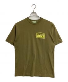 ARIES（アリーズ）の古着「Temple T-Shirt」｜カーキ