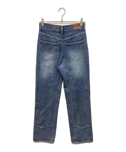 ACLENT（アクレント）ACLENT (アクレント) ソードステッチストレートデニムパンツ インディゴ サイズ:Mの古着・服飾アイテム