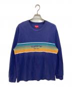 SUPREMEシュプリーム）の古着「Shadow Stripe L/S Top」｜ネイビー
