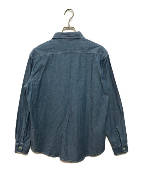 camco（カムコ）camco (カムコ) シャンブレーシャツ ブルー サイズ:SIZE Lの古着・服飾アイテム