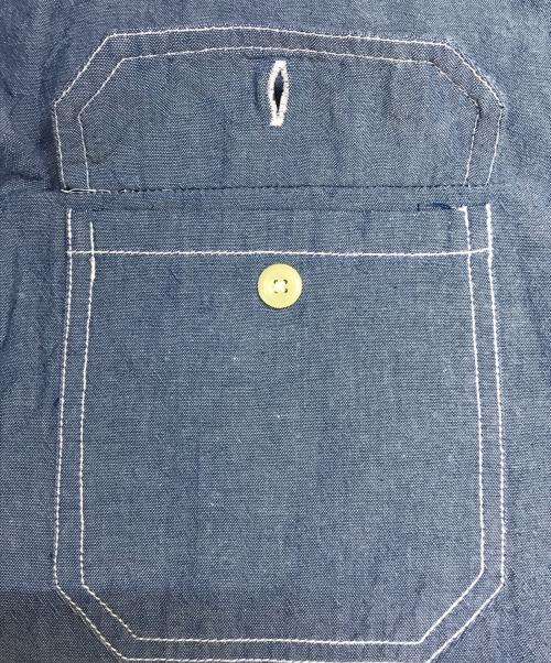 camco（カムコ）camco (カムコ) シャンブレーシャツ ブルー サイズ:SIZE Lの古着・服飾アイテム