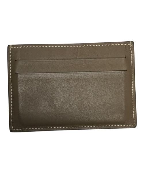 HERMES（エルメス）HERMES (エルメス) シチズンツイル コンパクト シルクインカードケース ブラウンの古着・服飾アイテム