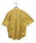 EDIFICE (エディフィス) THOMAS MASON (トーマスメイソン) オーバーサイズ バンドカラー 半袖シャツ イエロー サイズ:L：4000円