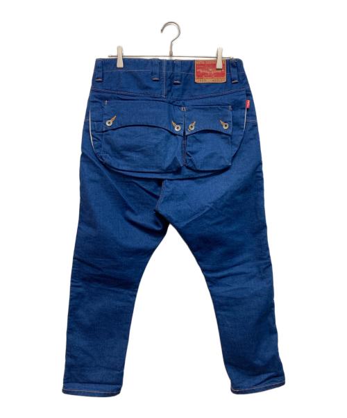 NATAL DESIGN（ネイタルデザイン）NATAL DESIGN (ネイタルデザイン) G55 Sarouel Flap Denim Pants ネイビー サイズ:32の古着・服飾アイテム