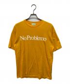 ARIESアリーズ）の古着「No Problemo SS Tee」｜イエロー
