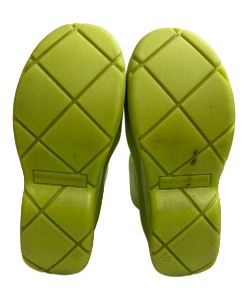 BOTTEGA VENETA（ボッテガベネタ）BOTTEGA VENETA (ボッテガベネタ) パドルブーツ グリーン サイズ:36の古着・服飾アイテム