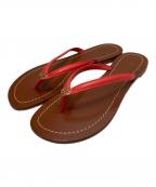 TORY BURCHトリーバーチ）の古着「ビーチサンダル」｜ピンク