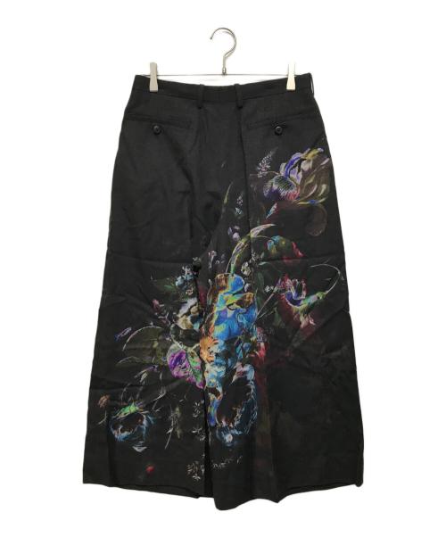 LAD MUSICIAN（ラッドミュージシャン）LAD MUSICIAN (ラッドミュージシャン) 2Tuck Cropped Wide Slacks ブラック サイズ:42の古着・服飾アイテム