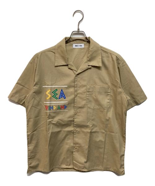 WIND AND SEA（ウィンダンシー）WIND AND SEA (ウィンダンシー) オープンカラーシャツ ベージュ サイズ:Mの古着・服飾アイテム