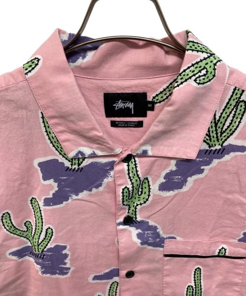 stussy（ステューシー）stussy (ステューシー) 半袖シャツ ピンク サイズ:Mの古着・服飾アイテム