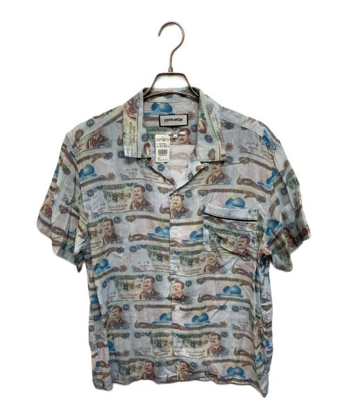 FUCKING AWESOME（ファッキンオーサム）FUCKING AWESOME (ファッキンオーサム) MONEY CABANA SHIRTS グレー サイズ:M 未使用品の古着・服飾アイテム