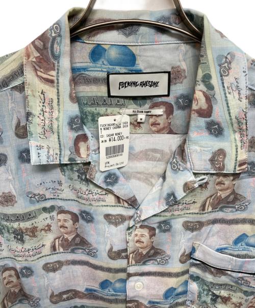 FUCKING AWESOME（ファッキンオーサム）FUCKING AWESOME (ファッキンオーサム) MONEY CABANA SHIRTS グレー サイズ:M 未使用品の古着・服飾アイテム