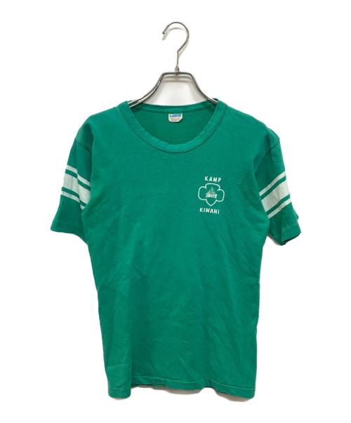 Champion（チャンピオン）Champion (チャンピオン) Tシャツ グリーン サイズ:Mの古着・服飾アイテム